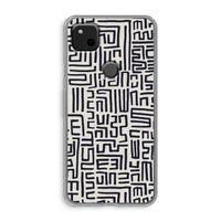 Moroccan Print: Google Pixel 4a Transparant Hoesje