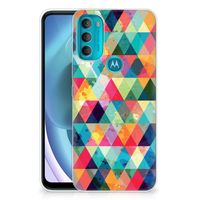 Motorola Moto G71 5G TPU bumper Geruit - thumbnail