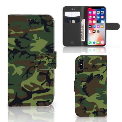 Apple iPhone X | Xs | Telefoon Hoesje | Army Dark