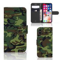 Apple iPhone X | Xs | Telefoon Hoesje | Army Dark