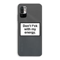 My energy: Xiaomi Redmi Note 10 5G Transparant Hoesje