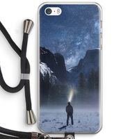 Wanderlust: iPhone 5 / 5S / SE Transparant Hoesje met koord
