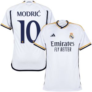 Real Madrid Shirt Thuis 2023-2024 + Modrić 10