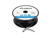 Lanberg CA-HDMI-20FB-0300-BK optical cable HDMI M/M 30m v2.0 4K