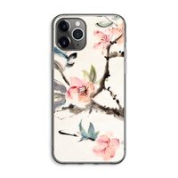 Japanse bloemen: iPhone 11 Pro Max Transparant Hoesje
