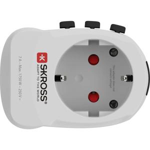 Skross 1.302461 netstekker adapter Universeel Wit