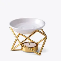 Astronomy gouden brander voor etherische olie, geur en wax - thumbnail