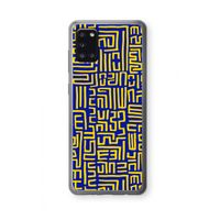 Majorelle Blue Print: Samsung Galaxy A31 Transparant Hoesje