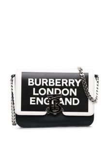 Burberry Pre-Owned sac à bandoulière à plaque logo TB - Noir