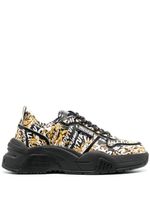 Versace Jeans Couture baskets à imprimé Logo Brush Couture - Noir