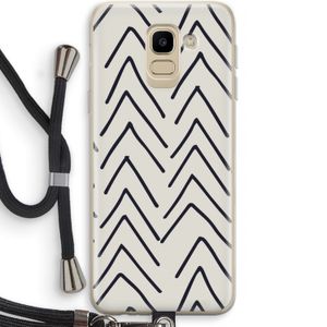 Marrakech Arrows: Samsung Galaxy J6 (2018) Transparant Hoesje met koord