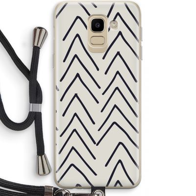 Marrakech Arrows: Samsung Galaxy J6 (2018) Transparant Hoesje met koord