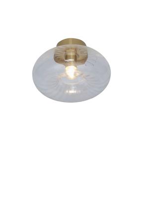 Plafondlamp Brussel - Goud/Glas - Ø27cm