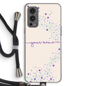 Sterren: OnePlus Nord 2 5G Transparant Hoesje met koord