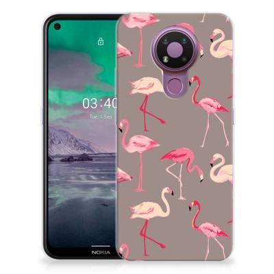 Nokia 3.4 | TPU Hoesje | Flamingo