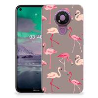 Nokia 3.4 | TPU Hoesje | Flamingo