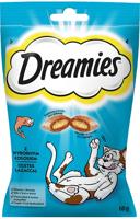 Dreamies 4008429037962 lekkernij voor honden & katten Kat Snacks Zalm 60 g