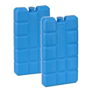 Koelelementen / koelblokken set 2x stuks 200 gram   -