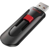 SanDisk Cruzer Glide USB flash drive 64 GB USB Type-A 2.0 Zwart, Rood - thumbnail