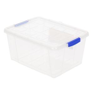 Plasticforte Opbergbox met deksel - 1 liter - transparant - kunststof