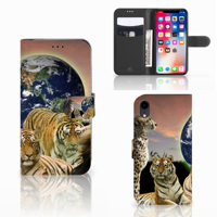 Apple iPhone Xr | Telefoonhoesje | Met pasjeshouder | Roofdieren
