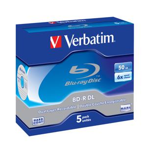 Verbatim 43748 Blu-ray BD-R DL disc 50 GB 5 stuk(s) Jewelcase