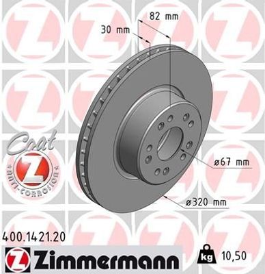Remschijf Coat Z 400142120