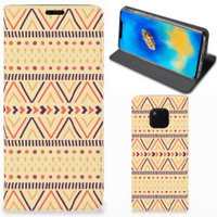 Huawei Mate 20 Pro Hoesje met Magneet Aztec Yellow - thumbnail
