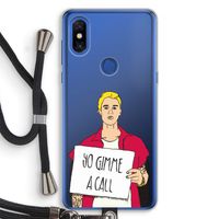 Gimme a call: Xiaomi Mi Mix 3 Transparant Hoesje met koord