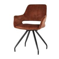 Livingfurn Capp Rust Velvet