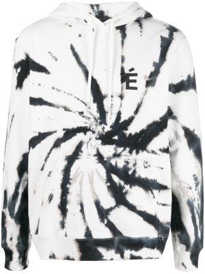Études Studio hoodie Klein à imprimé tie dye - Blanc