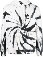 Etudes hoodie Klein à imprimé tie dye - Blanc