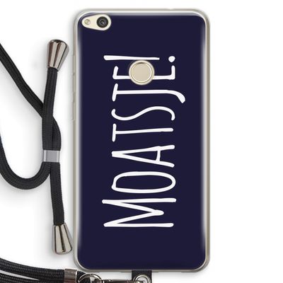 Moatsje!: Huawei Ascend P8 Lite (2017) Transparant Hoesje met koord