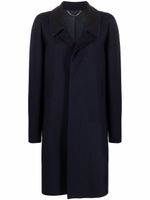 Maison Margiela manteau mi-long à simple boutonnage - Bleu