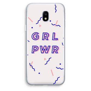 GRL PWR: Samsung Galaxy J3 (2017) Transparant Hoesje