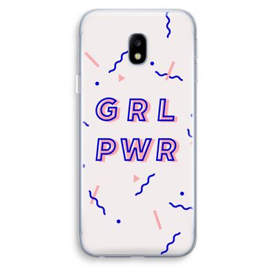 GRL PWR: Samsung Galaxy J3 (2017) Transparant Hoesje