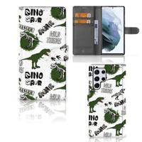 Telefoonhoesje | Met pasjeshouder | voor Samsung Galaxy S22 Ultra Dinosaurus