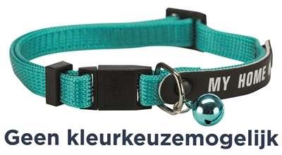 TRIXIE HALSBAND KAT MY HOME MET ADRESFLAP ASSORTI