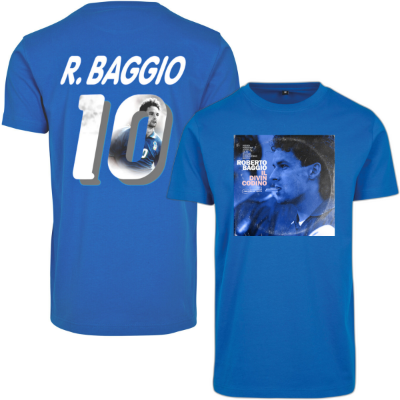 LPFC - Roberto Baggio 10 T-Shirt - Blauw