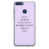 Relatief: Huawei P Smart (2018) Transparant Hoesje