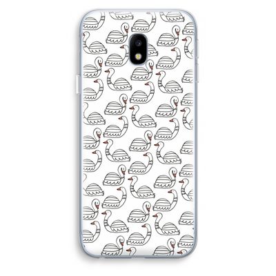 Zwanen: Samsung Galaxy J3 (2017) Transparant Hoesje