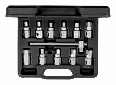 Gedore Olieaftapsleutelset | Q-Greep 3/8” | 12-delig - 3301544