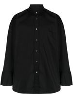 marina yee chemise oversize à lien de resserrage - Noir