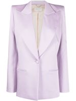 Magda Butrym blazer à simple boutonnage - Violet