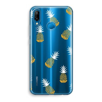 Ananasjes: Huawei P20 Lite Transparant Hoesje