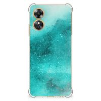 Back Cover OPPO A17 Painting Blue - thumbnail