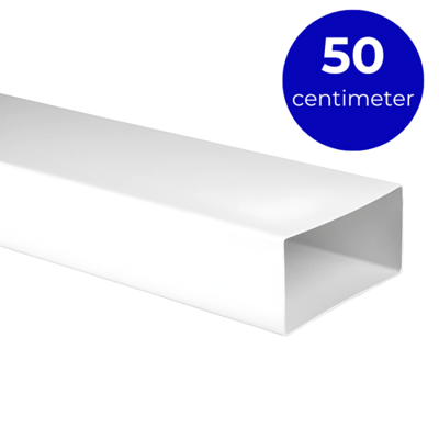 Kunststof Rechthoekig Kanaal 220 X 90mm (lengte 50cm)