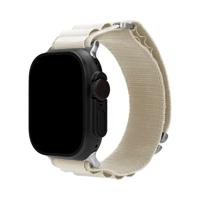 Mobilize Nylon Watch Band - Alpine - Titanium Connector - for Apple 42/44/45/49mm - Starlight