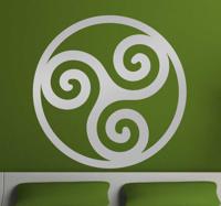 Muursticker Keltisch rond symbool