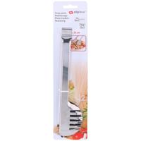 Alpina Pasta serveer tang - serveer bestek - zilver - rvs - 23 cm